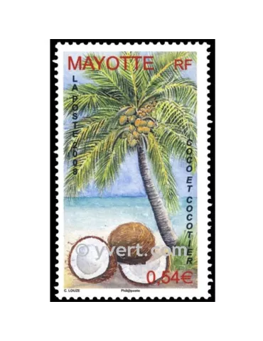 n° 209 -  Timbre Mayotte Poste