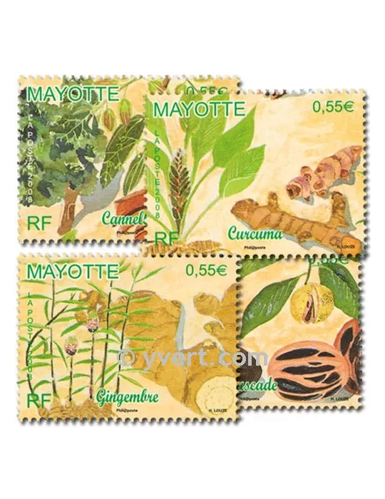 n° 210/213 -  Timbre Mayotte Poste