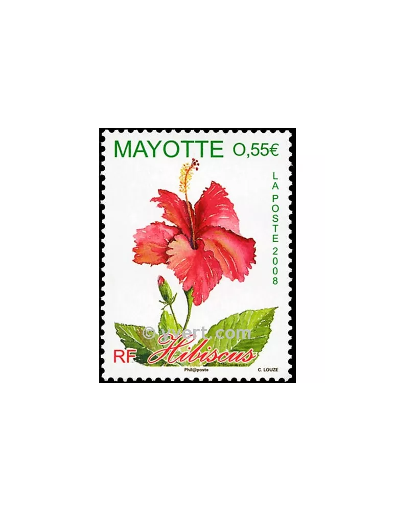n° 214 -  Timbre Mayotte Poste