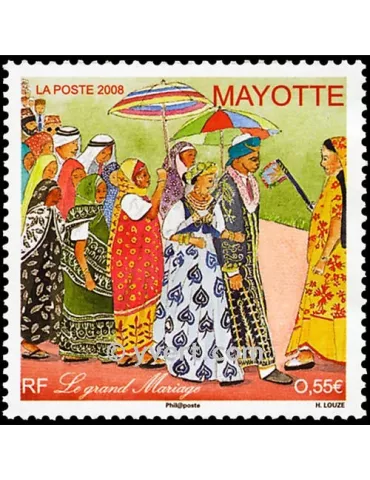 n° 215 -  Timbre Mayotte Poste