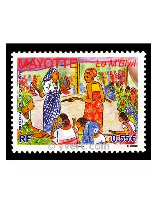 n° 217 -  Timbre Mayotte Poste