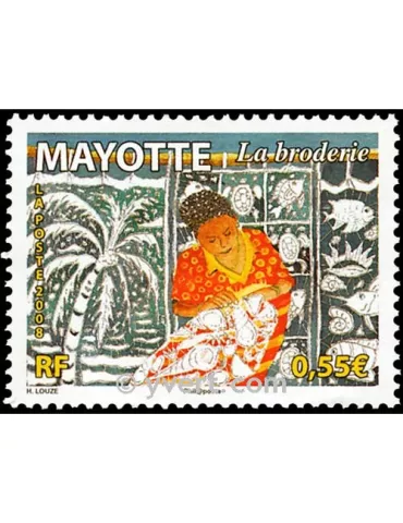 n° 218 -  Timbre Mayotte Poste