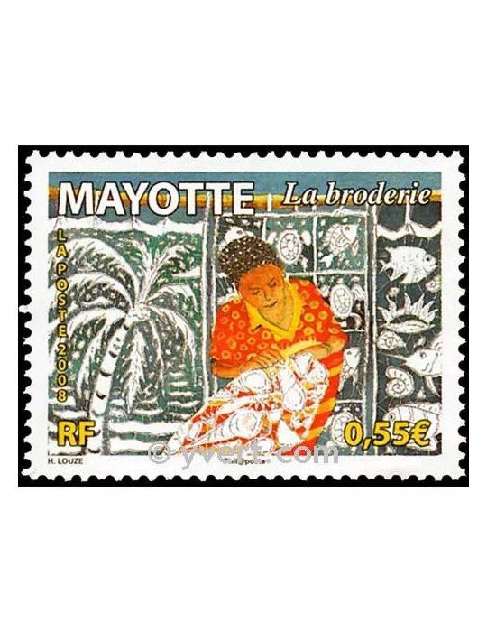 n° 218 -  Timbre Mayotte Poste