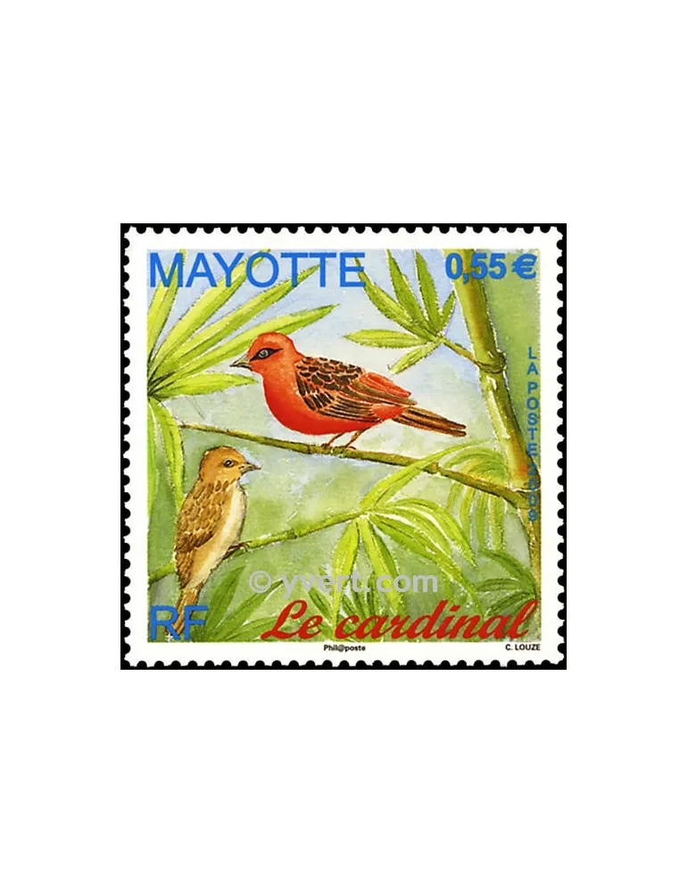 n° 221 -  Timbre Mayotte Poste