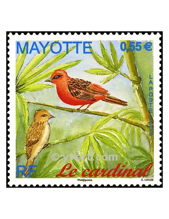 n° 221 -  Timbre Mayotte Poste
