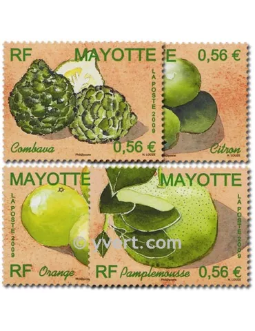 n° 224/227 -  Timbre Mayotte Poste