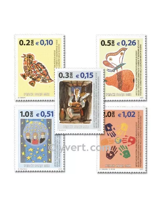 n° 6/10 -  Timbre Kosovo - ONU Poste