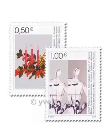 n° 16/17 -  Timbre Kosovo - ONU Poste