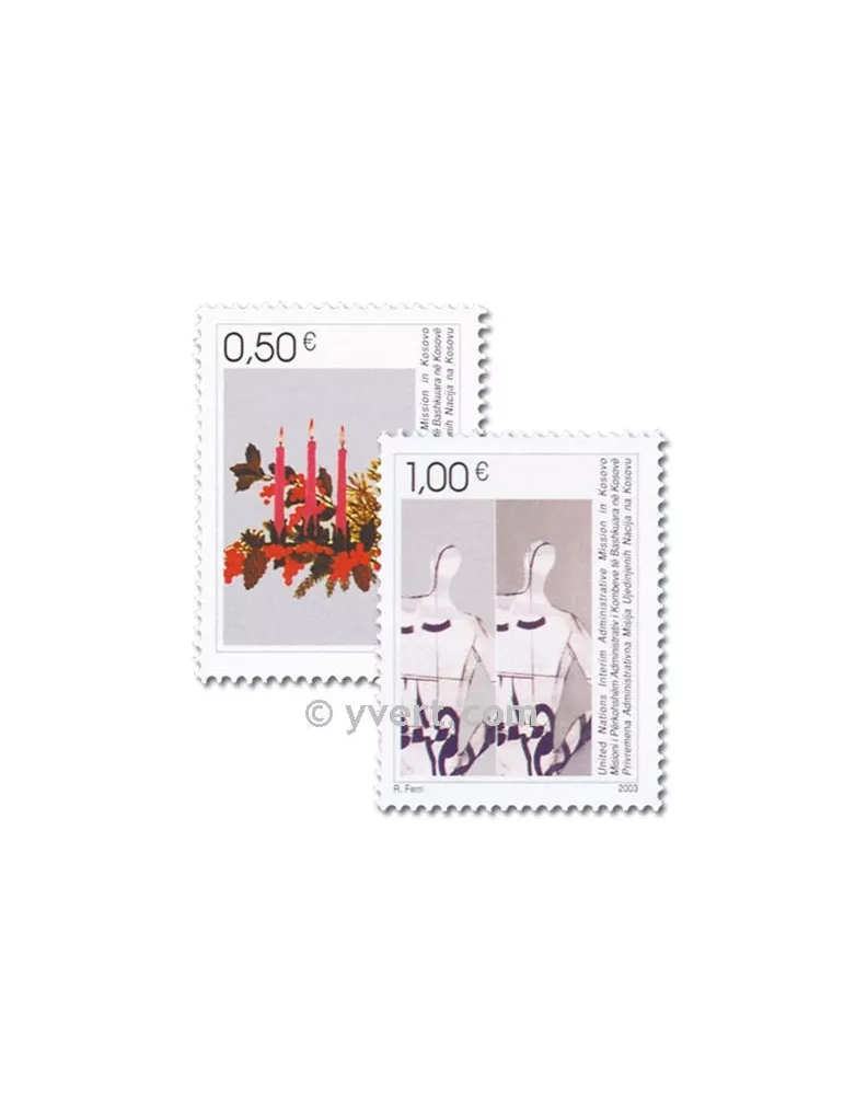 n° 16/17 -  Timbre Kosovo - ONU Poste