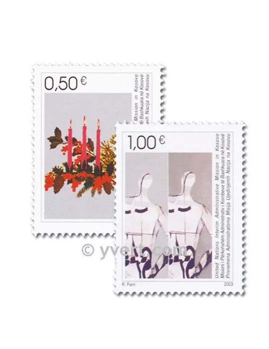 n° 16/17 -  Timbre Kosovo - ONU Poste