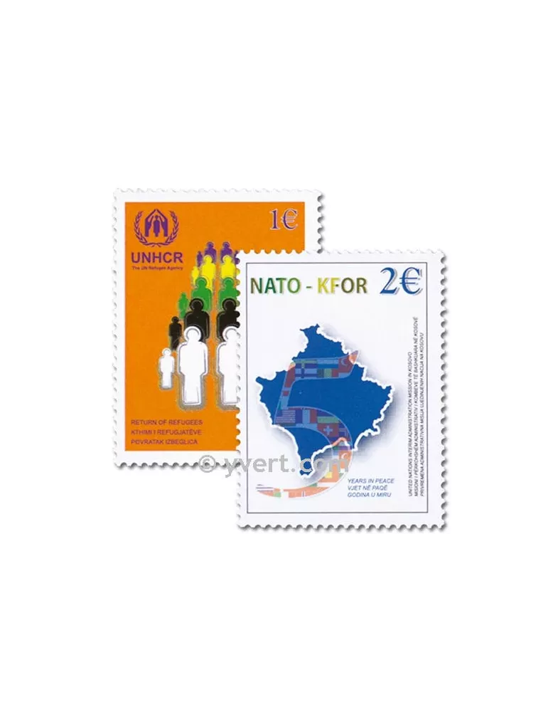 n° 18/19 -  Timbre Kosovo - ONU Poste
