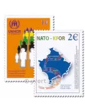 n° 18/19 -  Timbre Kosovo - ONU Poste