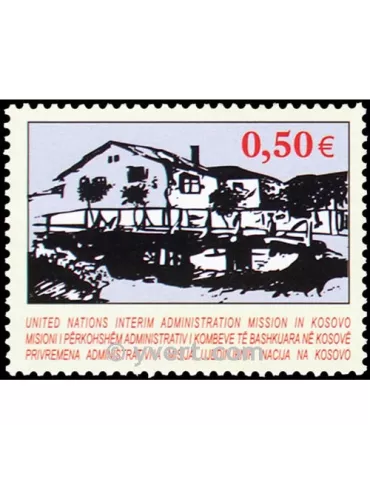 n° 27 -  Timbre Kosovo - ONU Poste