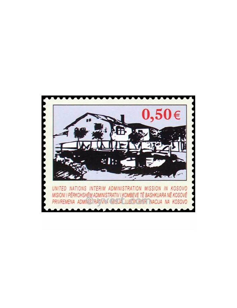 n° 27 -  Timbre Kosovo - ONU Poste