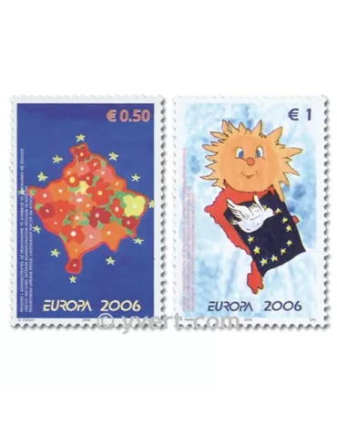 n° 43/44 -  Timbre Kosovo - ONU Poste