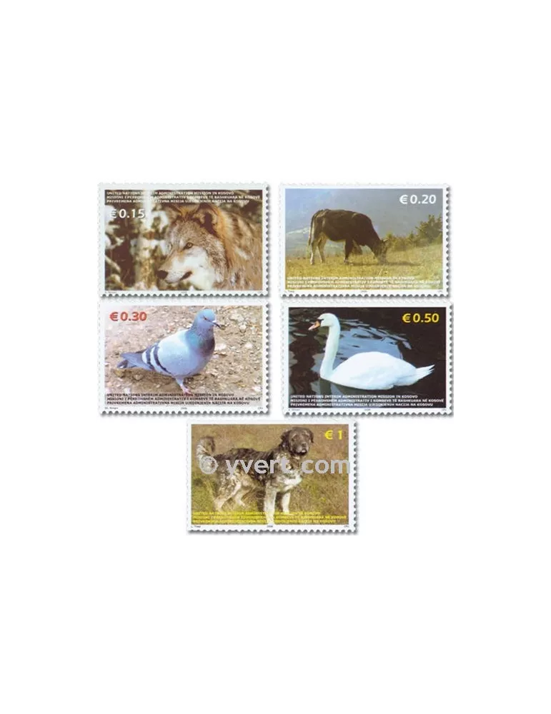 n° 45/49 -  Timbre Kosovo - ONU Poste