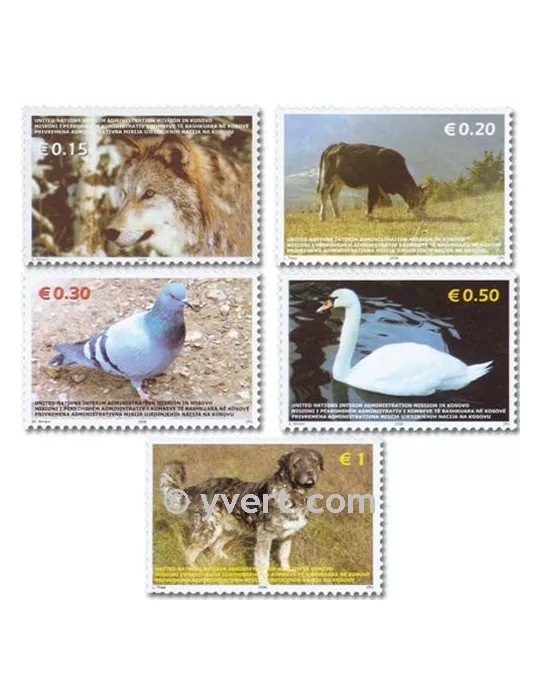 n° 45/49 -  Timbre Kosovo - ONU Poste