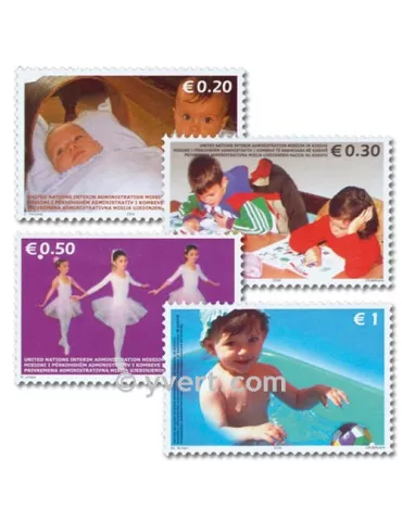 n° 50/53 -  Timbre Kosovo - ONU Poste