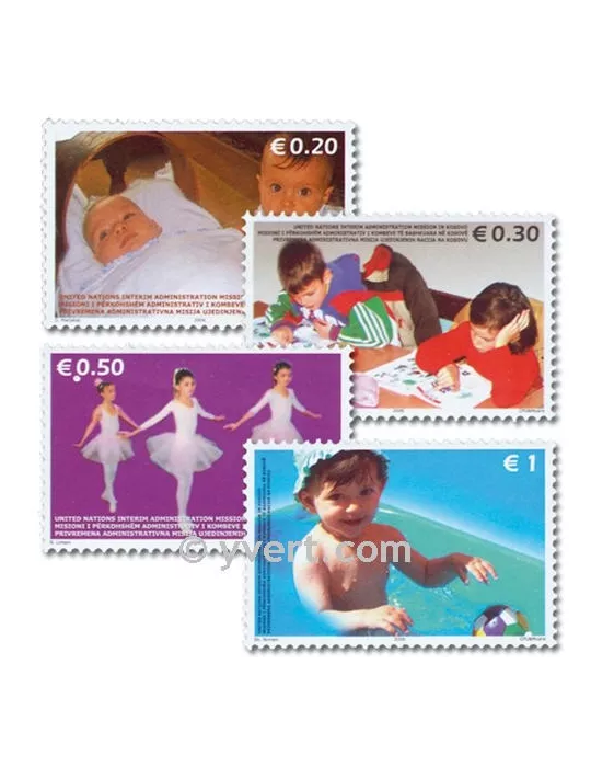 n° 50/53 -  Timbre Kosovo - ONU Poste
