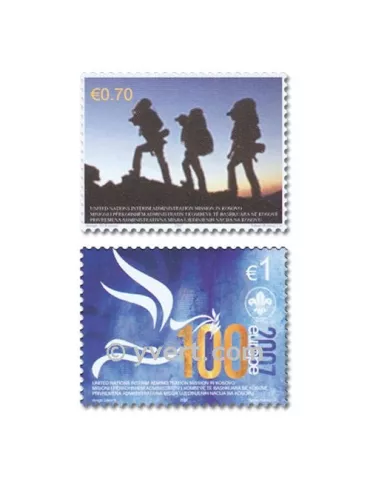 n° 68/69 -  Timbre Kosovo - ONU Poste