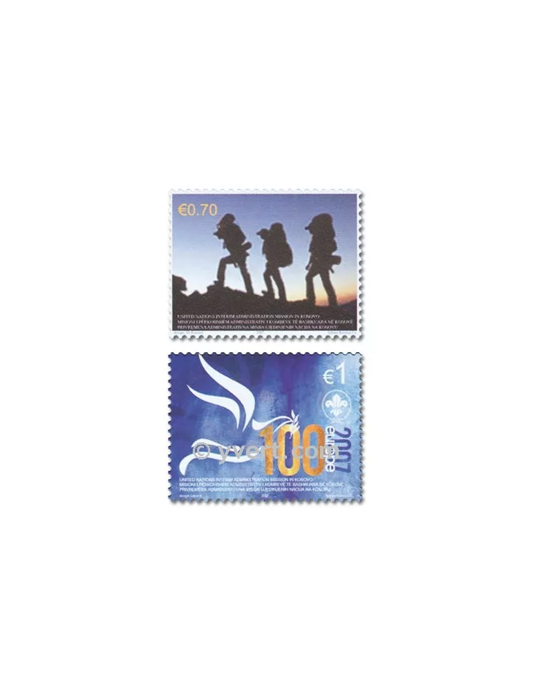 n° 68/69 -  Timbre Kosovo - ONU Poste