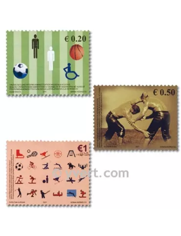 n° 83/85 -  Timbre Kosovo - ONU Poste