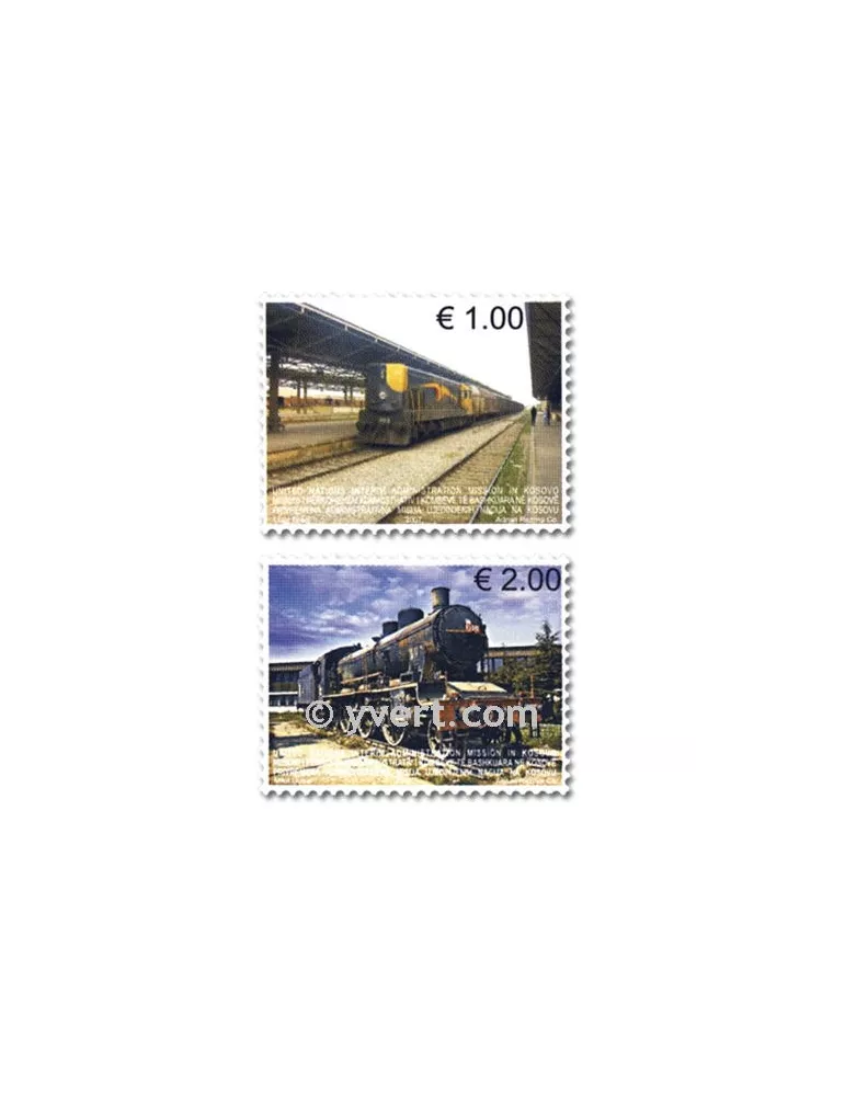 n° 90/91 -  Timbre Kosovo - ONU Poste