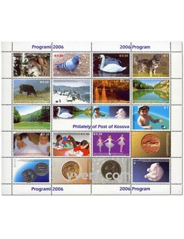 n° 5bis -  Timbre Kosovo - ONU Blocs et feuillets
