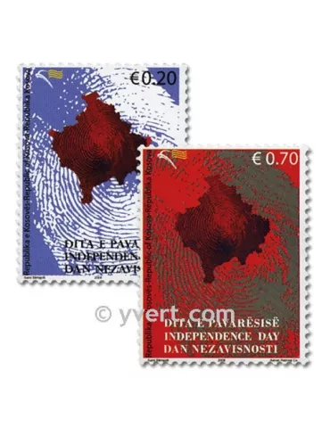 n° 3/4 -  Timbre Kosovo Poste