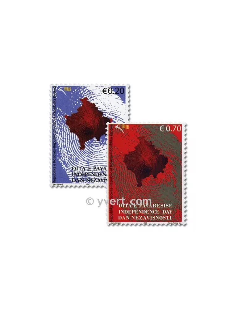 n° 3/4 -  Timbre Kosovo Poste