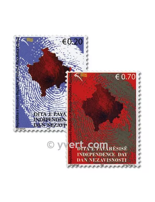 n° 3/4 -  Timbre Kosovo Poste