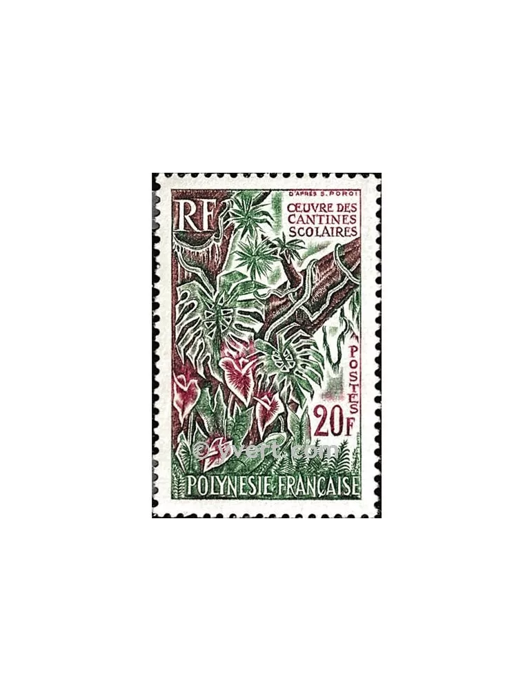 n° 35 -  Timbre Polynésie Poste