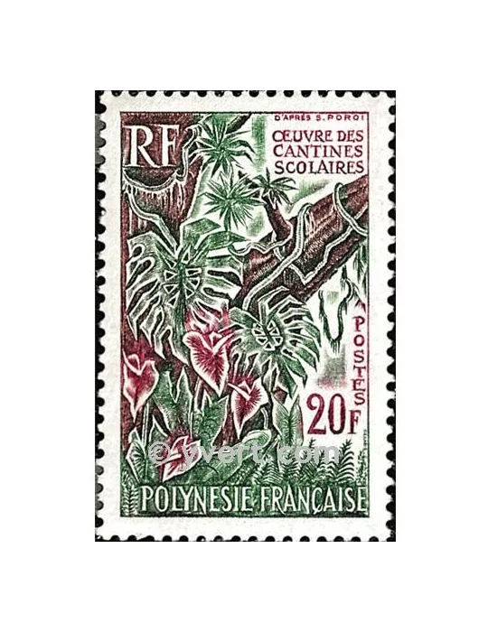 n° 35 -  Timbre Polynésie Poste