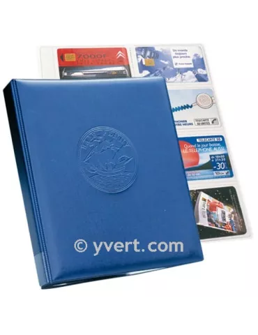 CARAVELLE : la reliure + 10 feuilles télécartes et coin cards