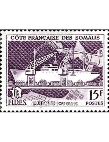 n° 285 -  Timbre Cote des Somalis Poste