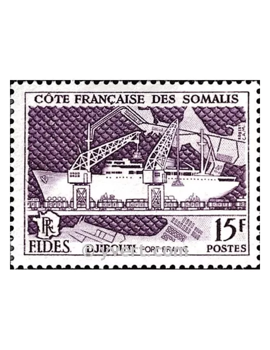 n° 285 -  Timbre Cote des Somalis Poste