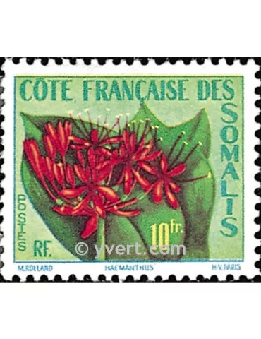 n° 290 -  Timbre Cote des Somalis Poste