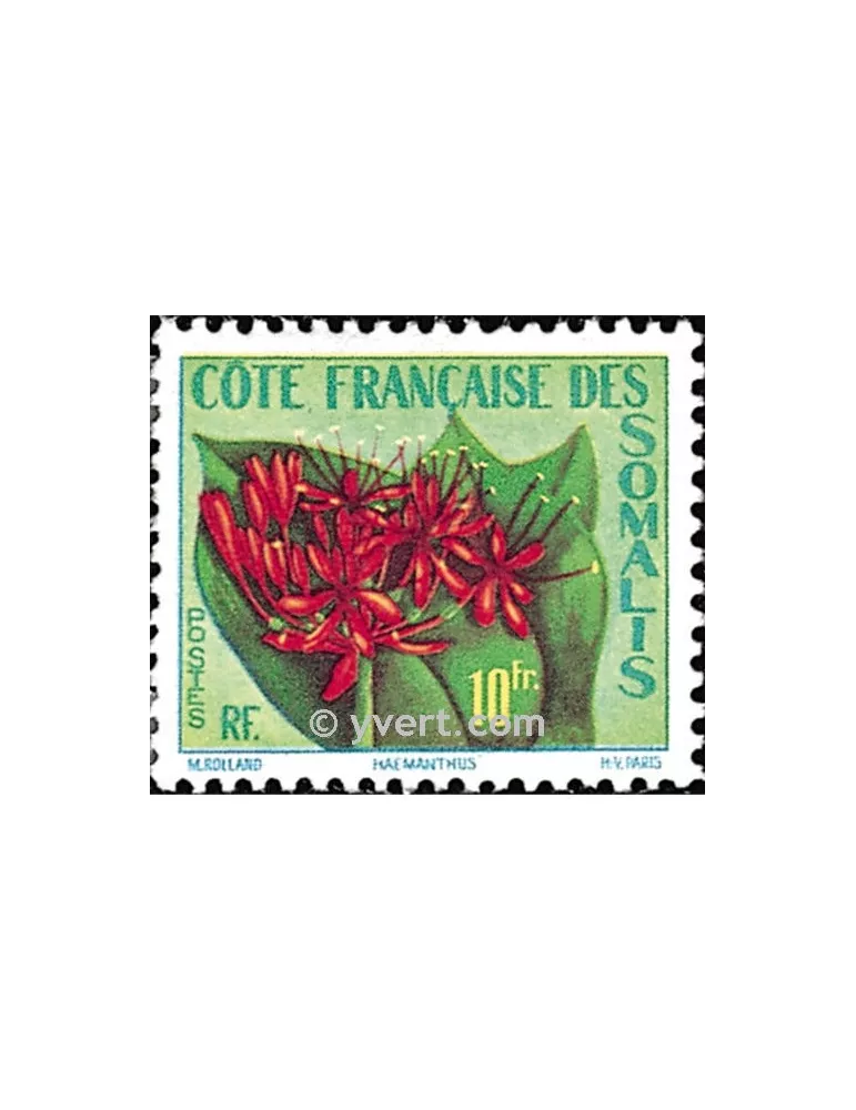 n° 290 -  Timbre Cote des Somalis Poste