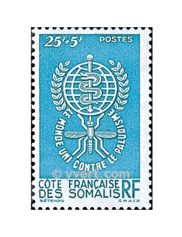n° 304 -  Timbre Cote des Somalis Poste