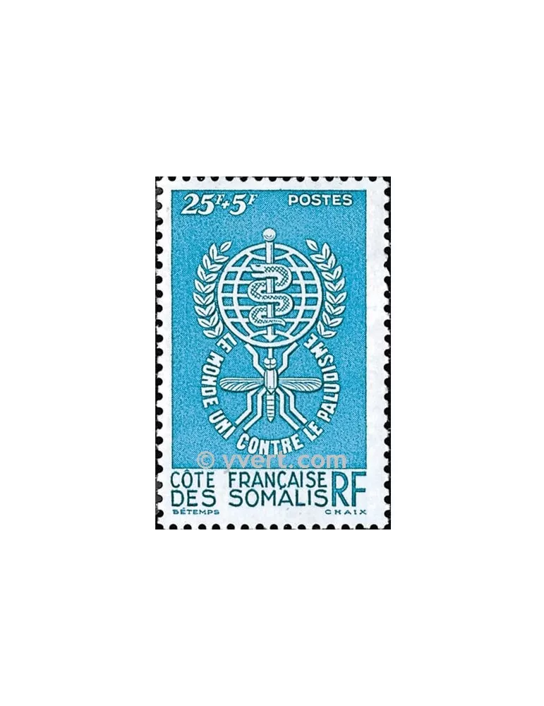 n° 304 -  Timbre Cote des Somalis Poste