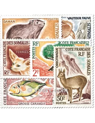 n° 305/310 -  Timbre Cote des Somalis Poste