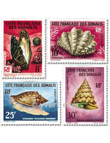 n° 311/314 -  Timbre Cote des Somalis Poste