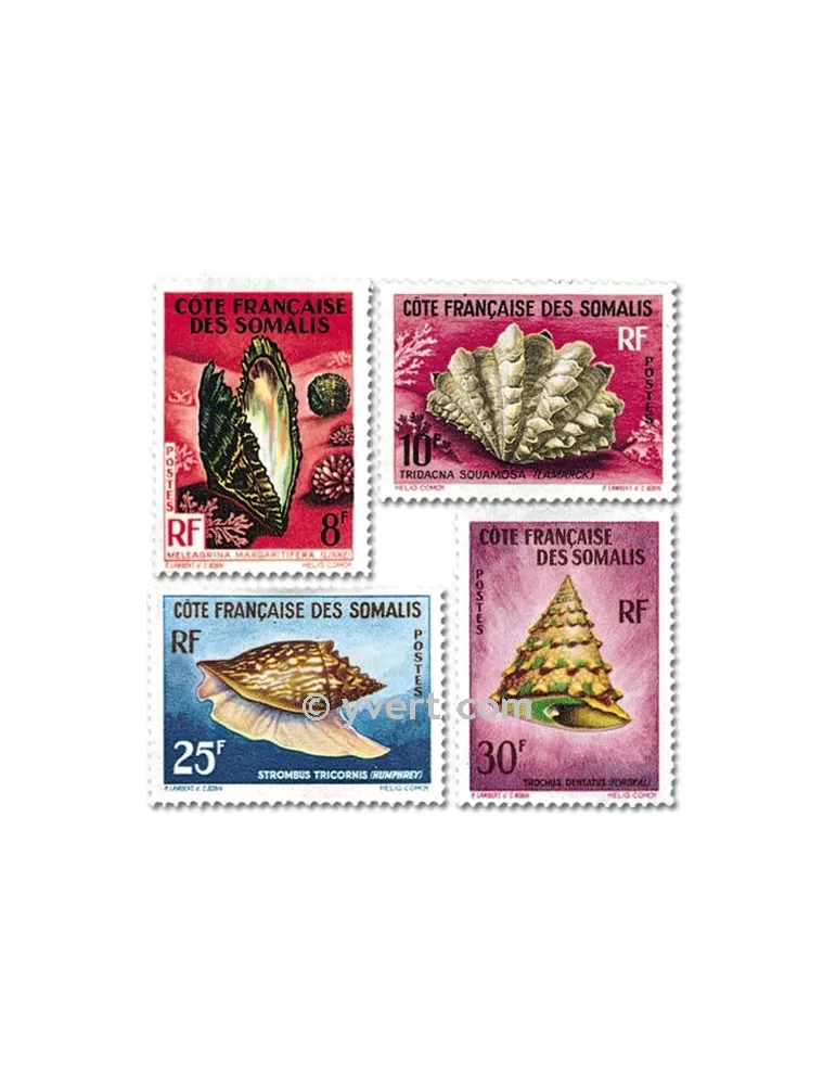 n° 311/314 -  Timbre Cote des Somalis Poste