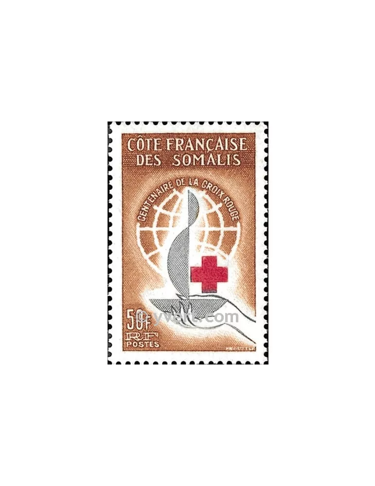 n° 315 -  Timbre Cote des Somalis Poste