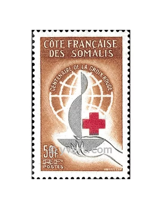 n° 315 -  Timbre Cote des Somalis Poste