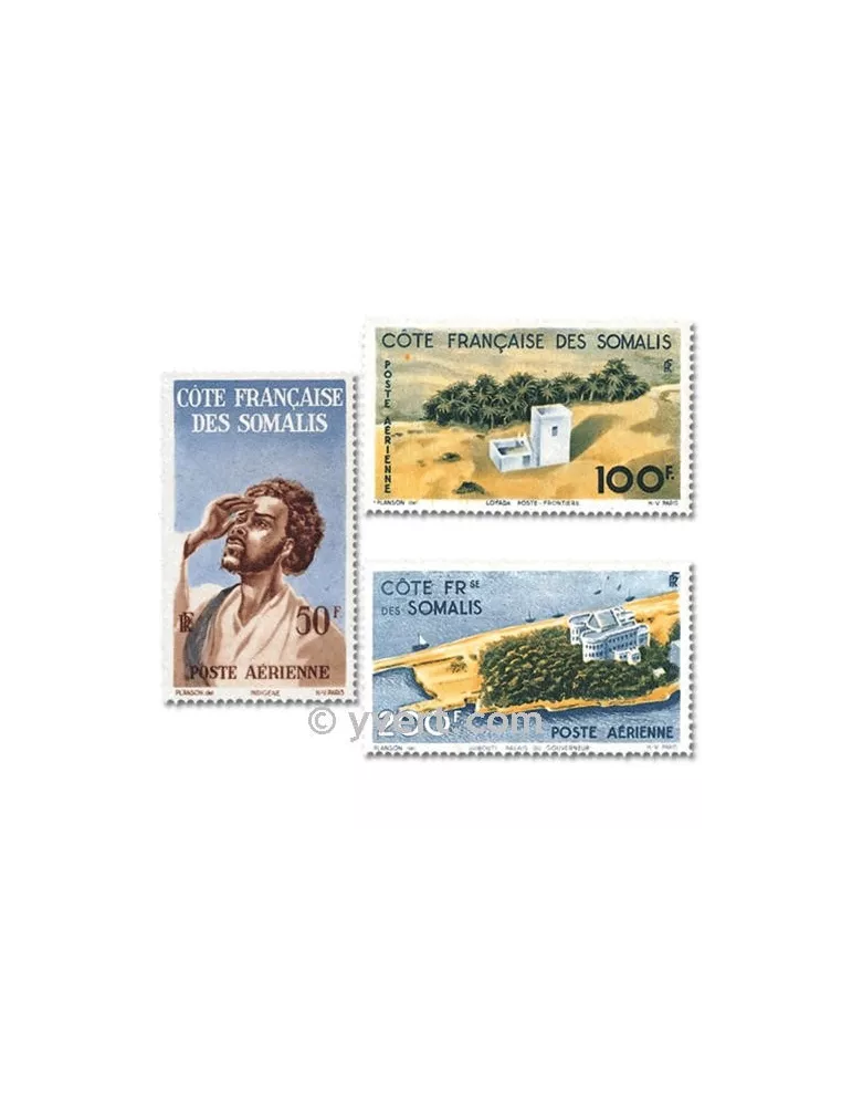 n° 20/22 -  Timbre Cote des Somalis Poste aérienne