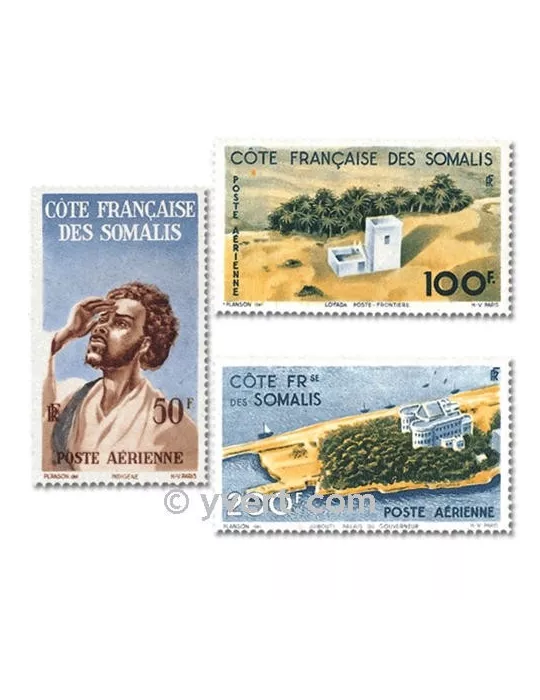 n° 20/22 -  Timbre Cote des Somalis Poste aérienne