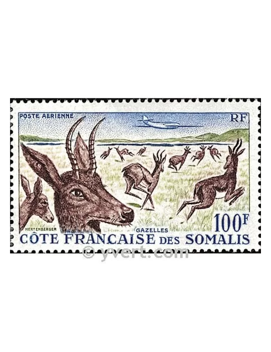 n° 26 -  Timbre Cote des Somalis Poste aérienne
