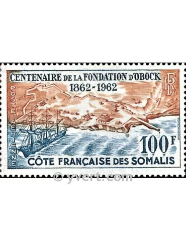 n° 30 -  Timbre Cote des Somalis Poste aérienne