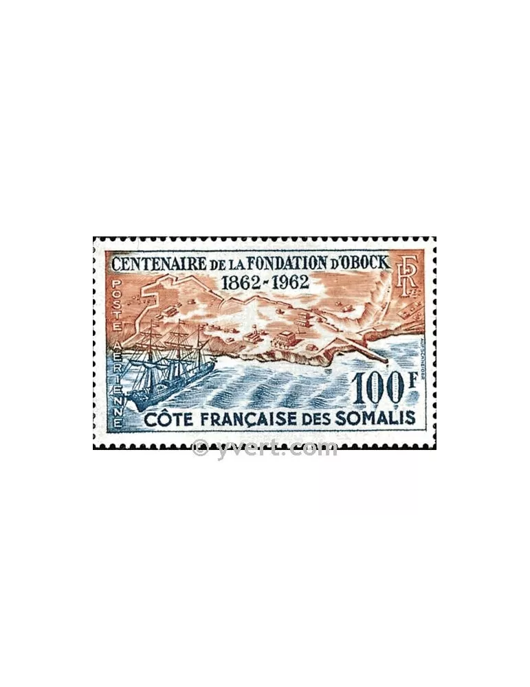 n° 30 -  Timbre Cote des Somalis Poste aérienne
